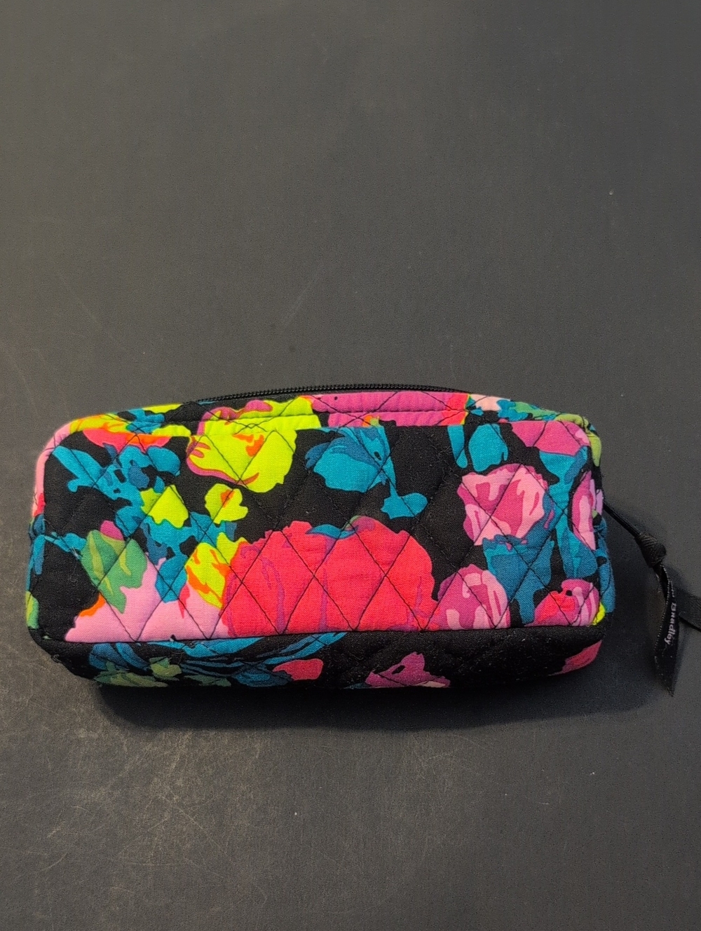 Vera Bradley  Hilo Meadow Quilted Zip Makeup Pouch